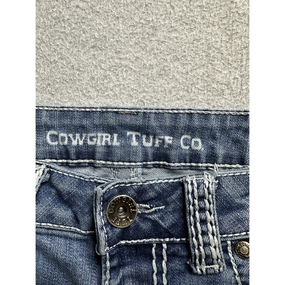 Cowgirl Tuff Jeans Womens 29 Blue Denim Bootcut Cowgirl Western Normcore Ladies* - Picture 2 of 14